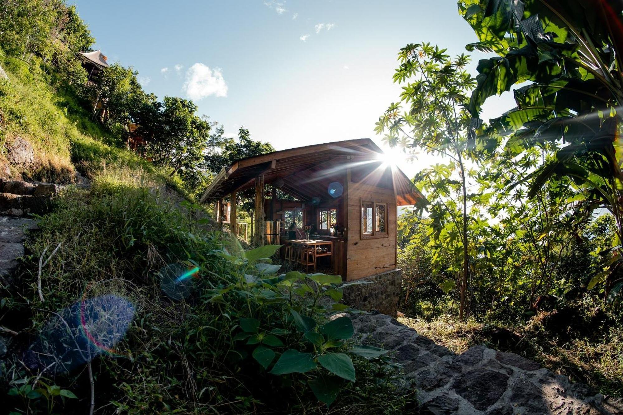 Fuego Atitlan Eco-Hotel San Marcos La Laguna Eksteriør billede
