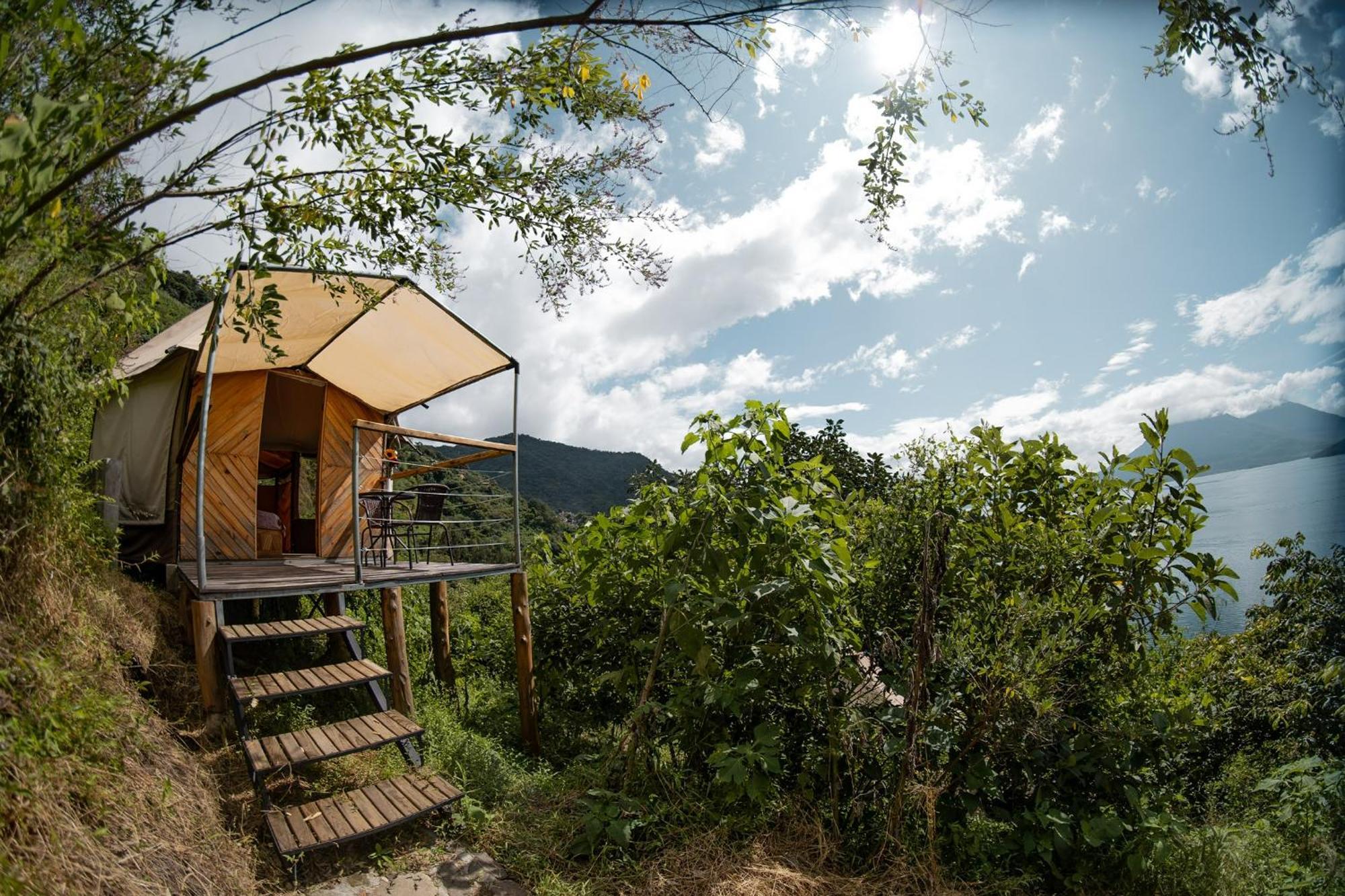 Fuego Atitlan Eco-Hotel San Marcos La Laguna Eksteriør billede