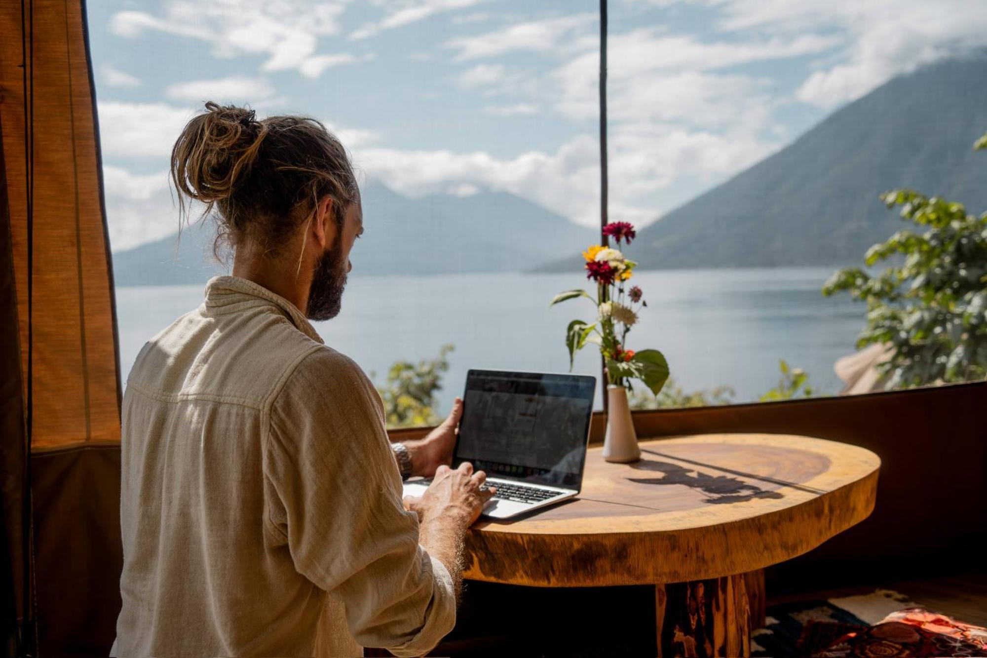 Fuego Atitlan Eco-Hotel San Marcos La Laguna Eksteriør billede